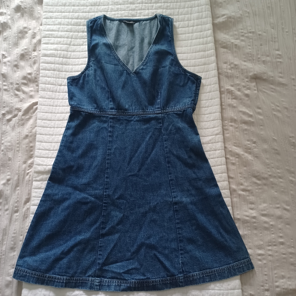 American Eagle Outfitters Blue Denim Dress
